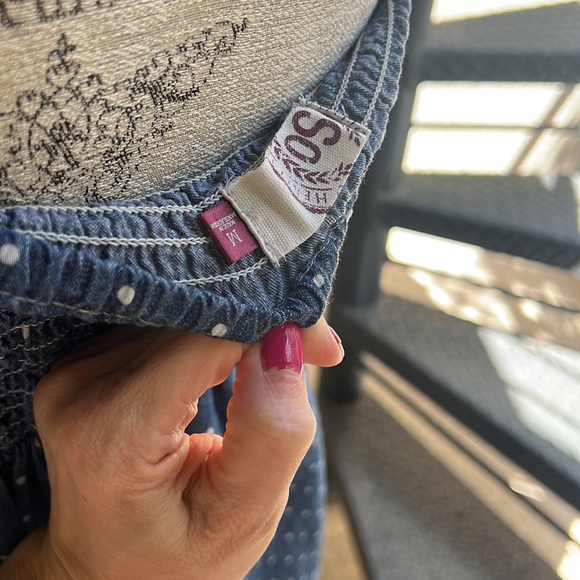 Gorgeous STRETCHY DENIM POLK A DOT DRESS! - Picture 16 of 16